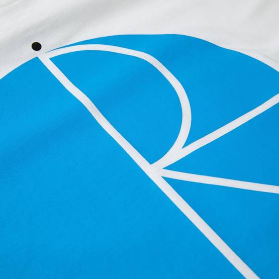 Polar Fill Logo tee white/pool blue