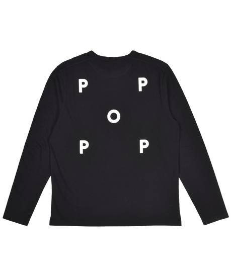 Pop Logo Longsleeve T-Shirt Black/White