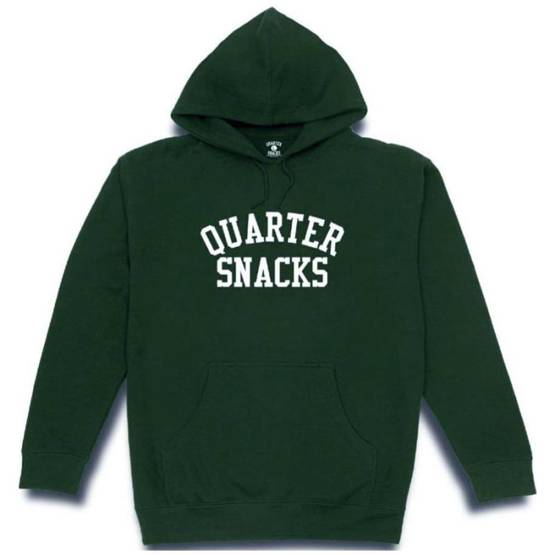 Quartersnacks Classic Arch Hoodie - Forrest Green
