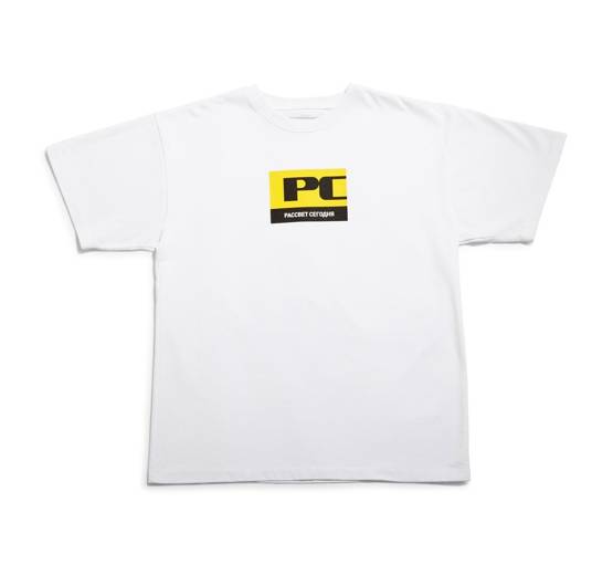 RASSVET T-Shirt pc logo white