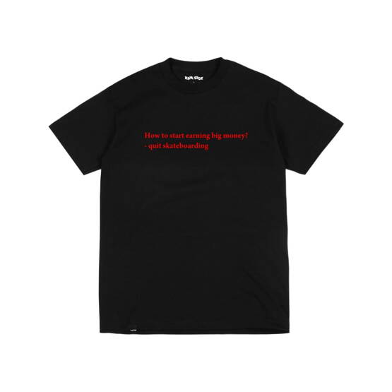 Raw Hide Big Money T-shirt (Black)