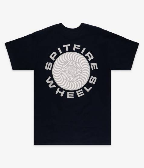 SPITFIRE CLASSIC 87' SWIRL T-SHIRTY (NAVY SILVER)