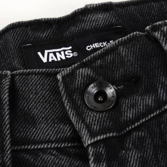 Vans Check-5 Baggy Denim Short (Washed Black) 