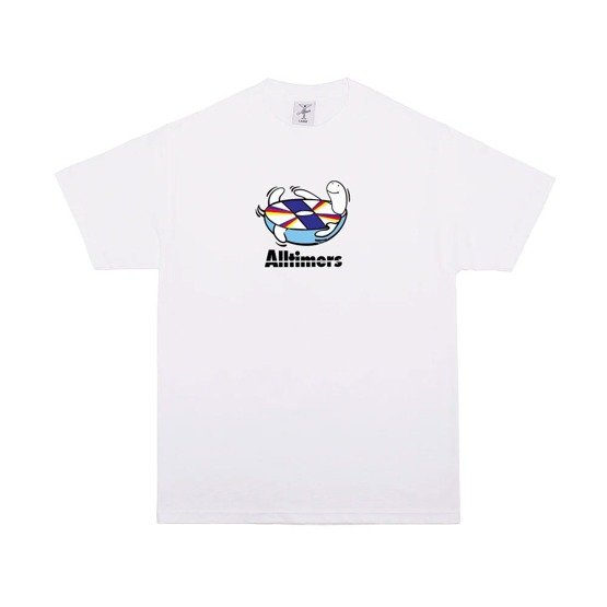 alltimers SPIN TEE WHITE