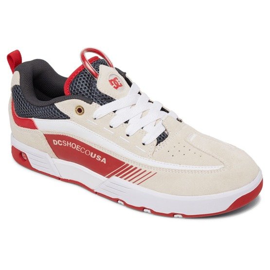dc shoes legacy 98 slip sp white/grey/red