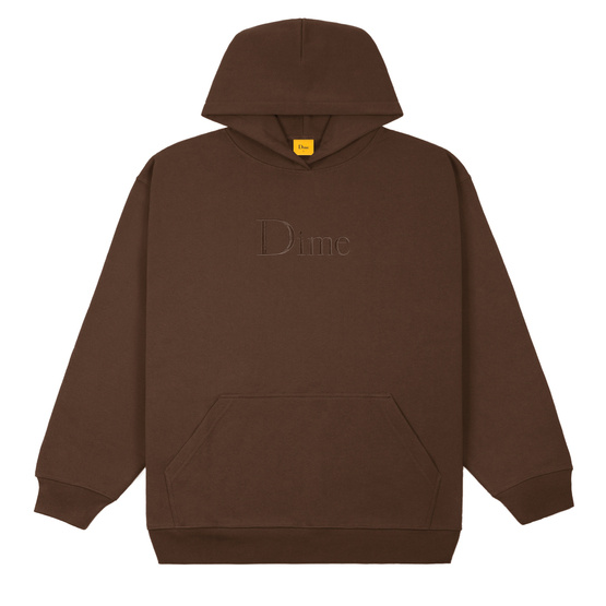 dime classic hoodie stray brown
