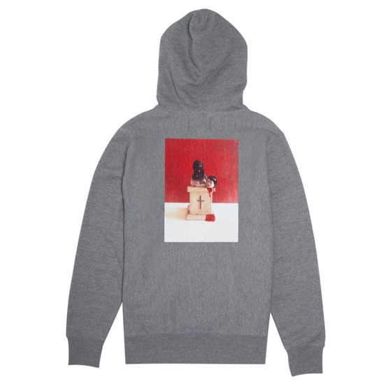 fucking awesome prey french terry hoodie grey