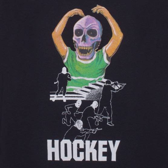 hockey Skull Kid Hoodie Black