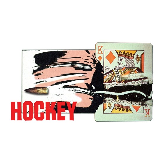 hockey king cut tee white