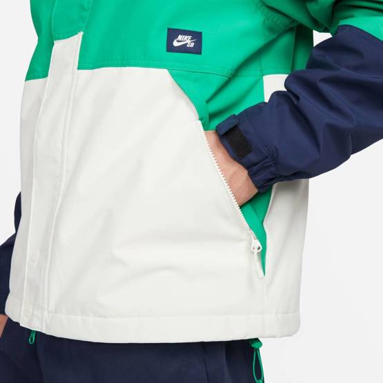 kurtka Nike Sb Sf Winterized Jacket Lucky Green/sail/midnight Navy