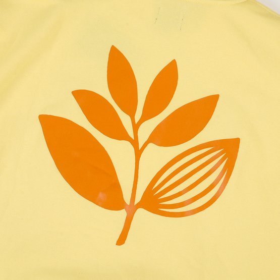 magenta classic plant hoodie yellow