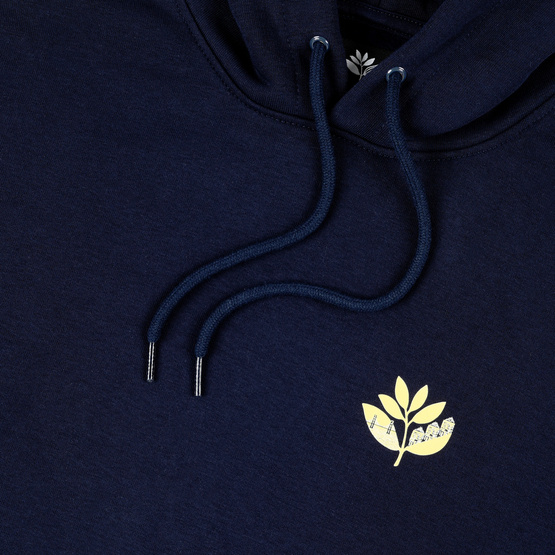 magenta sf plant hoodie navy