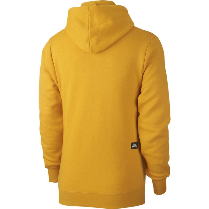 nike sb icon hoodie po essnl yellow ochre/white Brands \ Nike SB