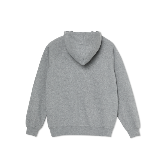 polar default zip hoodie grey