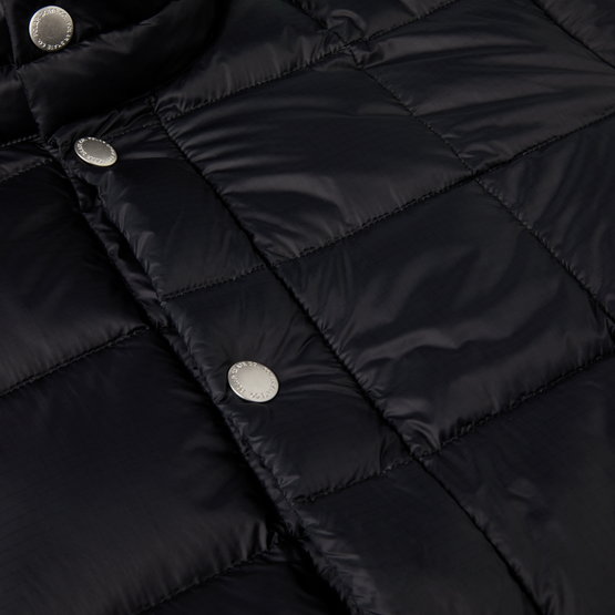 polar puffer vest light uniform black