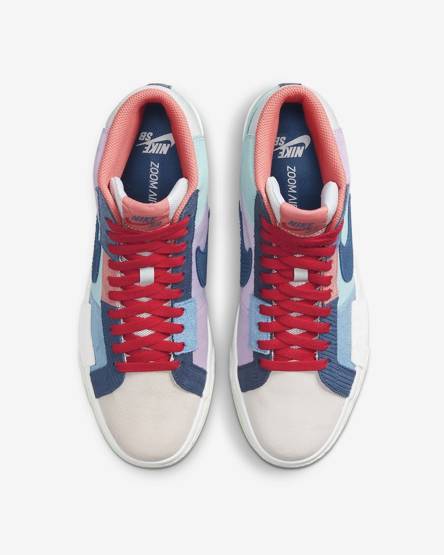 shoes Nike SB Zoom Blazer Mid Premium Lilac/Copa/Dutch Blue/Court Blue