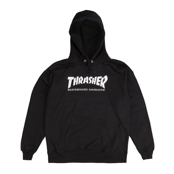 thrasher skate mag logo hoodie black
