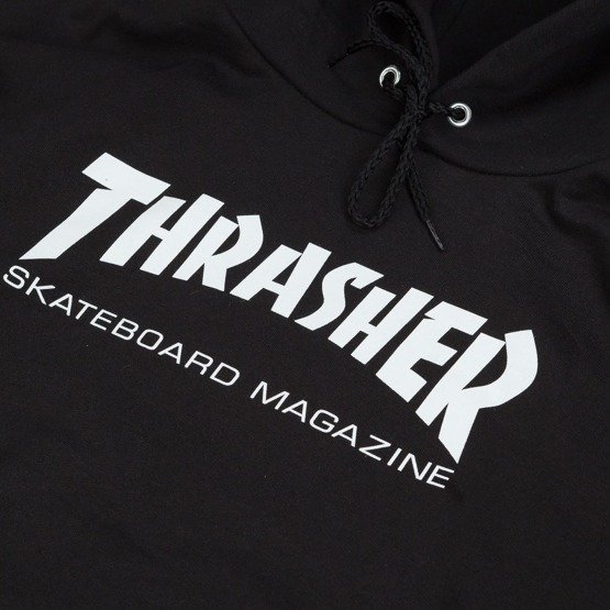 thrasher skate mag logo hoodie black
