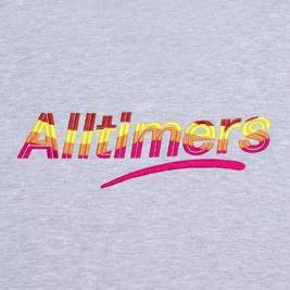 Alltimers - EMBROIDERED WAVE ESTATE HOODY HEATHER GREY