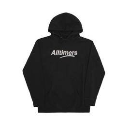 Alltimers - Estate Embroidered Hoody  Black Silver