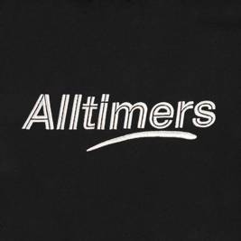 Alltimers - Estate Embroidered Hoody  Black Silver