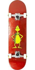 Almost x Grinch Foil Skateboard Complete - Red - 8.00"