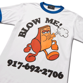Call Me 917 - Blow Ringer Tee (White) 