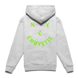 Chrystie NYC - Smile Logo Hoodieheather Grey heather grey