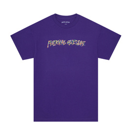 Fucking Awesome - Gum Stamp Tee Purple