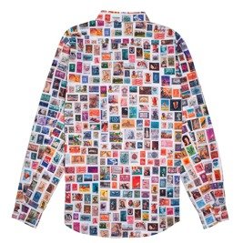 Fucking Awesome Stamps Dress Shirt