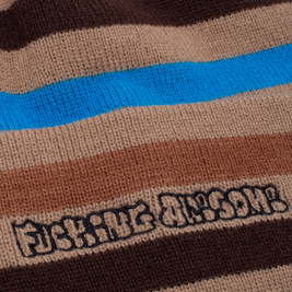 Fucking Awesome - Wanto Striped Cuff Beanie (Brown)