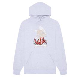 Fucking Awesome archangel hoodie grey