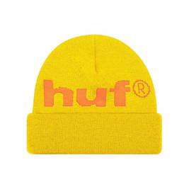 HUF 98 Logo Beanie yellow