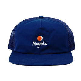 Magenta Vision Trucker Hat deep blue 