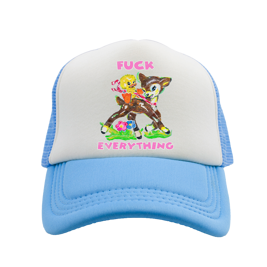 Paradise NYC - Fuck Everything Trucker Hat (Blue)
