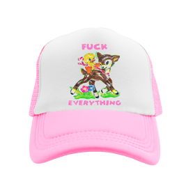 Paradise NYC - Fuck Everything Trucker Hat (Pink)