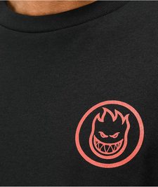 Spitfire Classic Camo Swirl Logo T-Shirt (Black/Red)