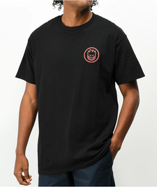 Spitfire Classic Camo Swirl Logo T-Shirt (Black/Red)