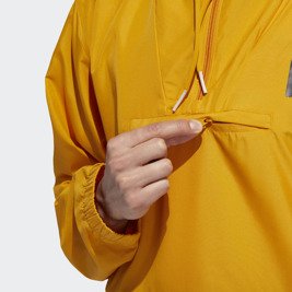 adidas hip packable jacket yellow