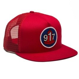 call me 917 club hat red