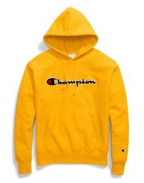 champion sweatshirt mustard yellow
