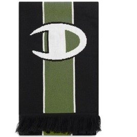 champion reverse weave knitted scarf black