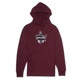 fucking awesome reaper hoodie maroon