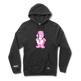 grizzly positive bear hoody black