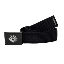 magenta plant clip belt black