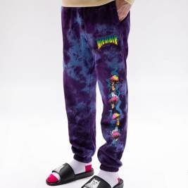 ripndip psychedelic sweat pants purple acid wash