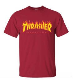 thrasher flame logo purple