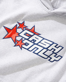 Cash Only Stars Pullover Hood (Grey)