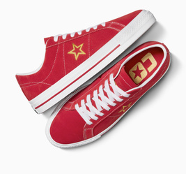 Converse One Star Pro OX (Versity Red/ White/ Gold)