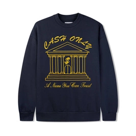 Bluza Cash Only Bank Crewneck deep navy